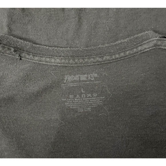 I Wish It Was Friday Jason Friday the 13th Horror T-Shirt Large FADED - Picture 4 of 4